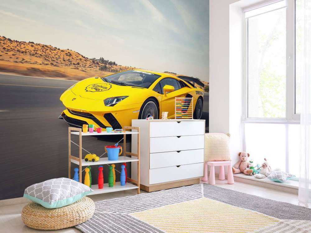 Lamborghini Aventador in Aktion