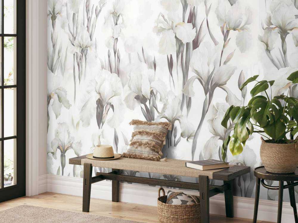 Iris tanzen nahtlos beige