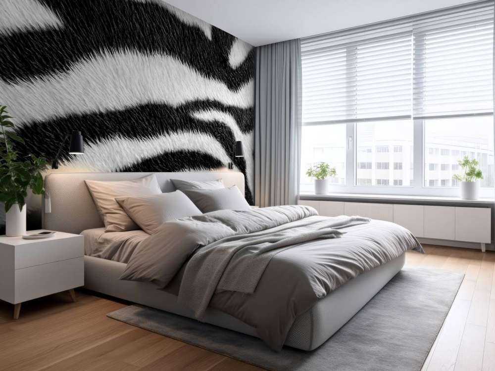 Nahaufnahme Zebrafell