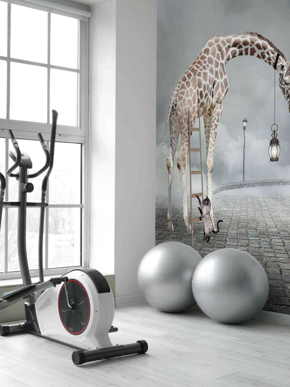 Phantasielandschaft mit Tieren