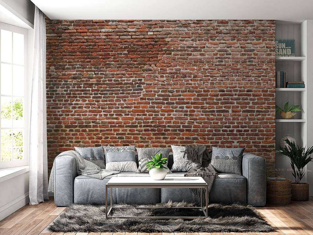 Restaurierte Außenwand