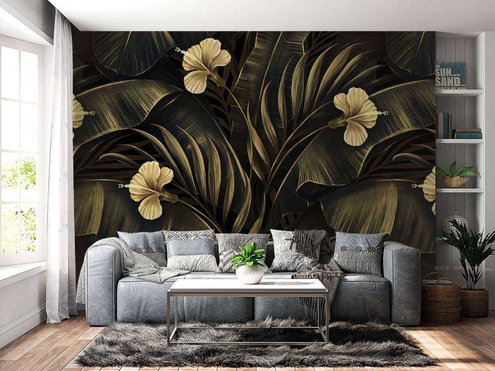 Goldener Hibiskus