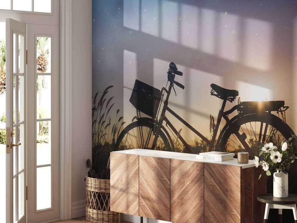 Silhouette Fahrrad