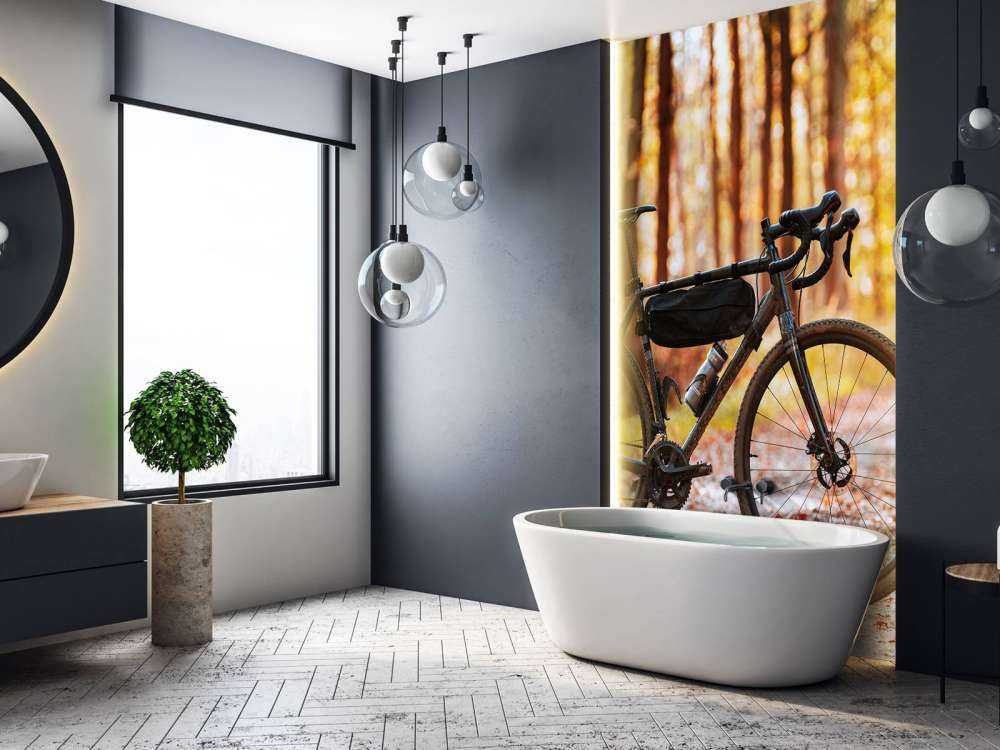Fahrrad im Herbst