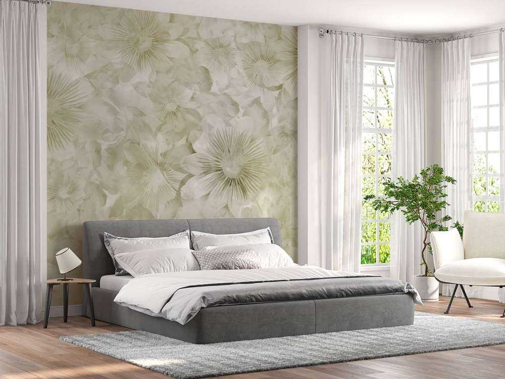 Botanische Aquarell-Eleganz Warmes Sand