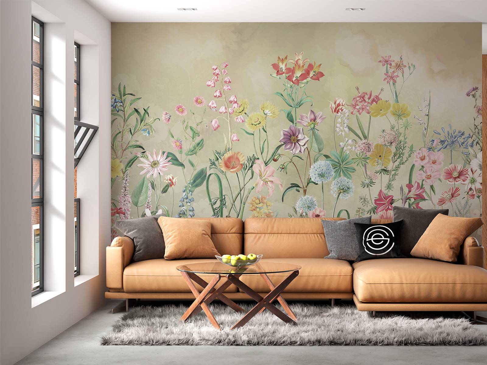 Pastell-Wildblumen-Symphonie