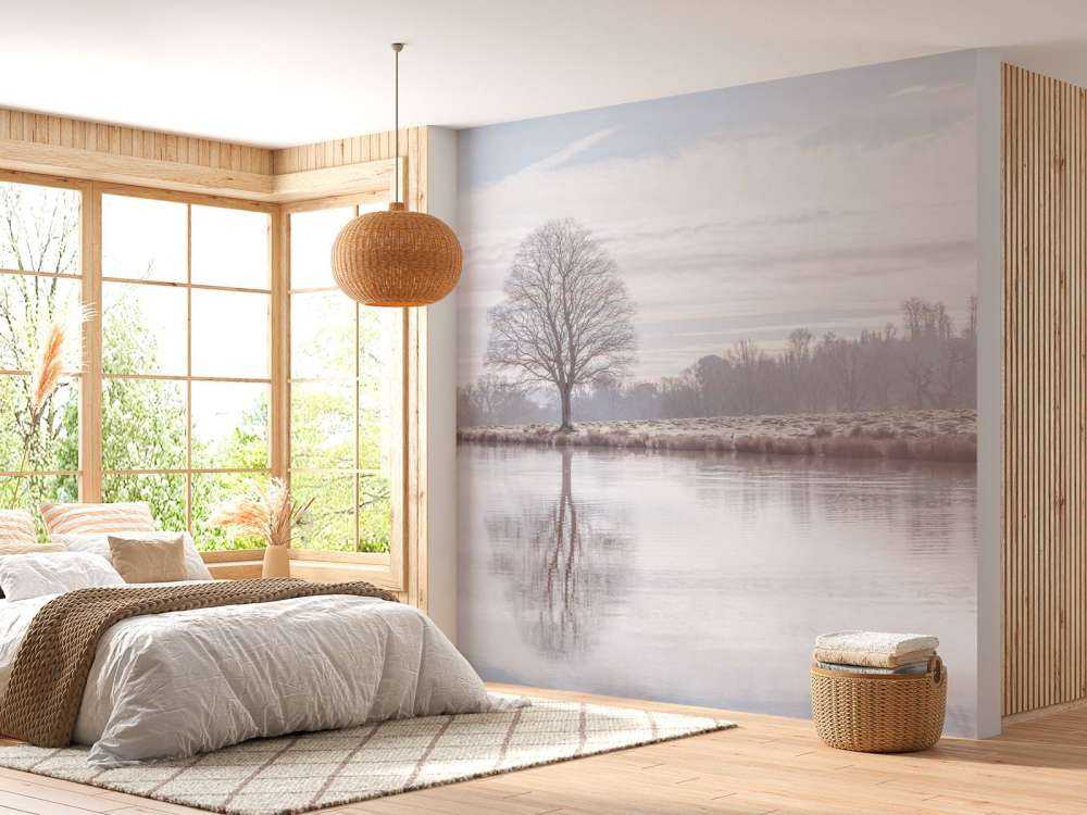 Verlassene Winterlandschaft