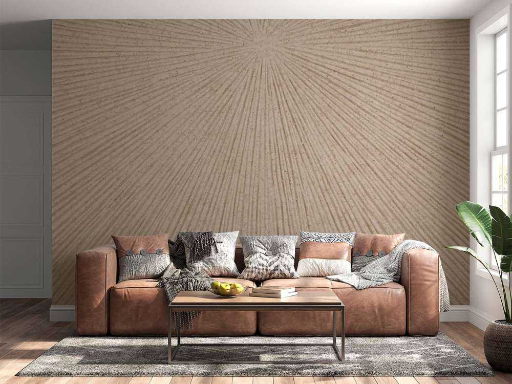 Struktur mit Linien in beige-braun