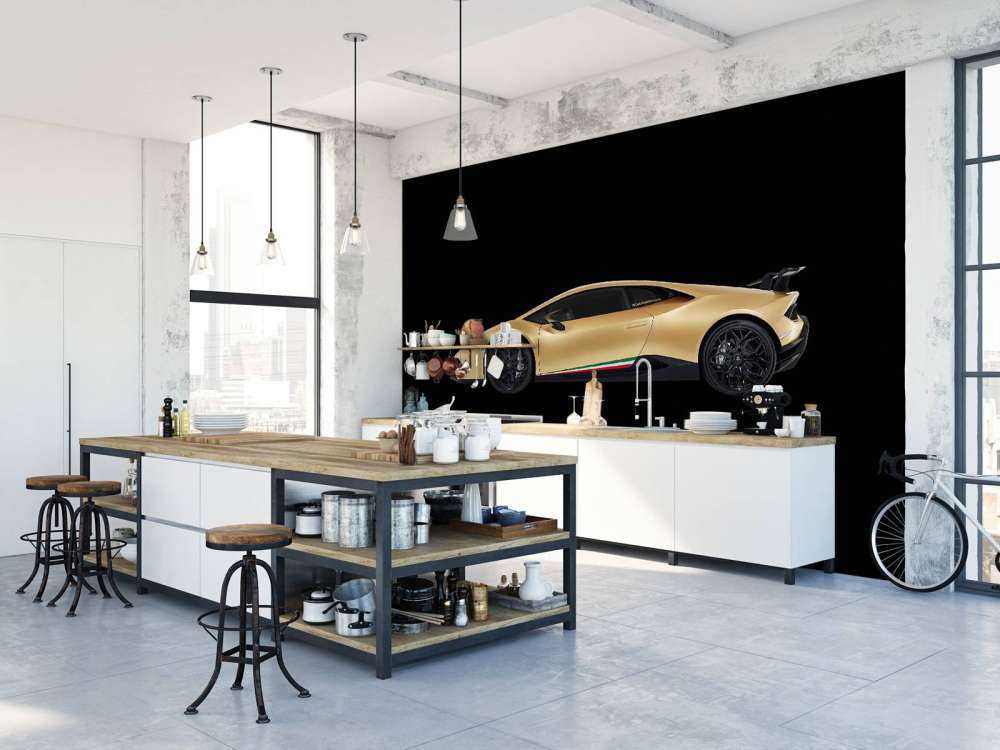 Lamborghini Huracán - Seite, schwarz