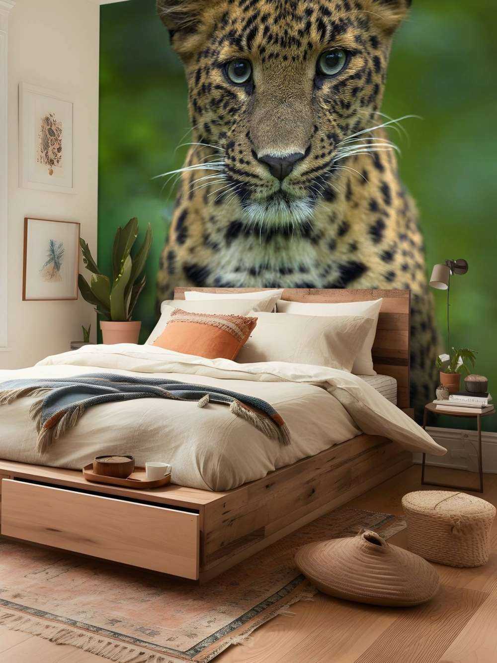 Fokussierter Leopard