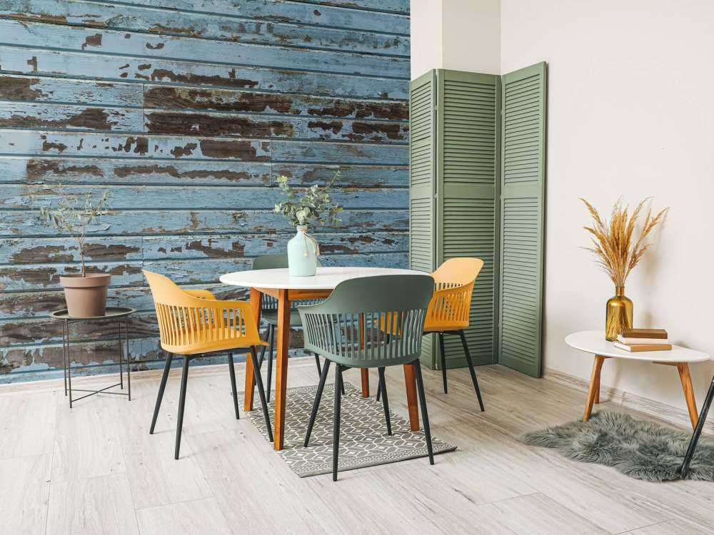 Vintage Holz hellblau