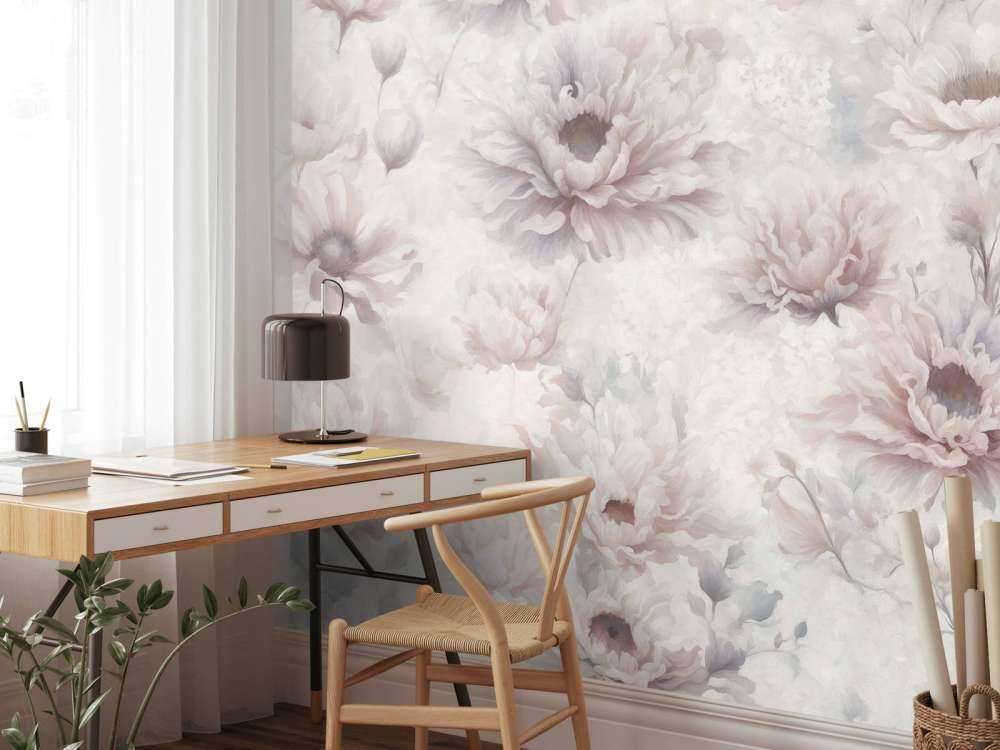 Romantische Wand Orange