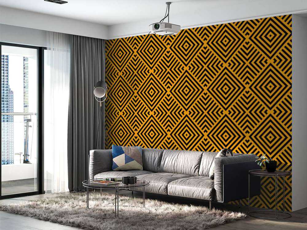 Schwarz und Gold Art Deco