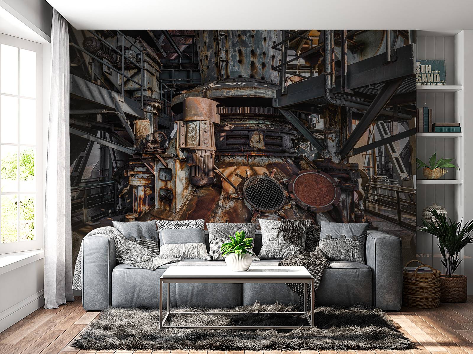 Verrostete alte Fabrik