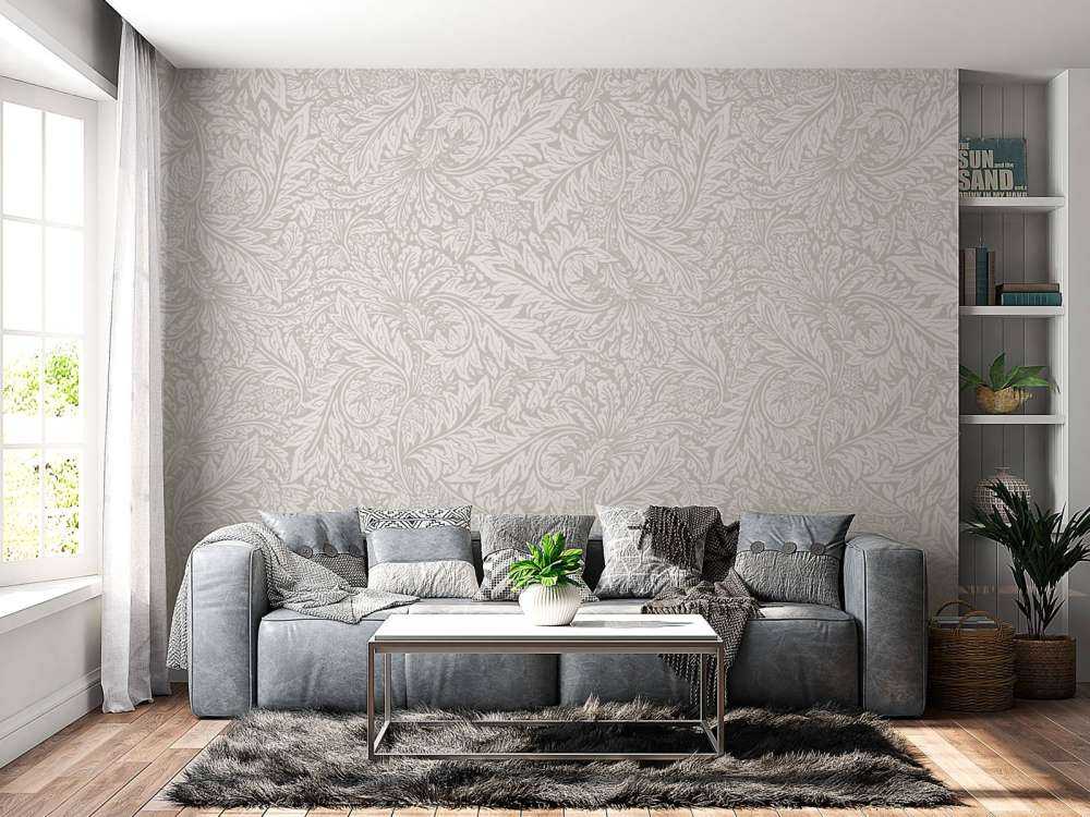 Morris Blumen & Blätter - neutral beige