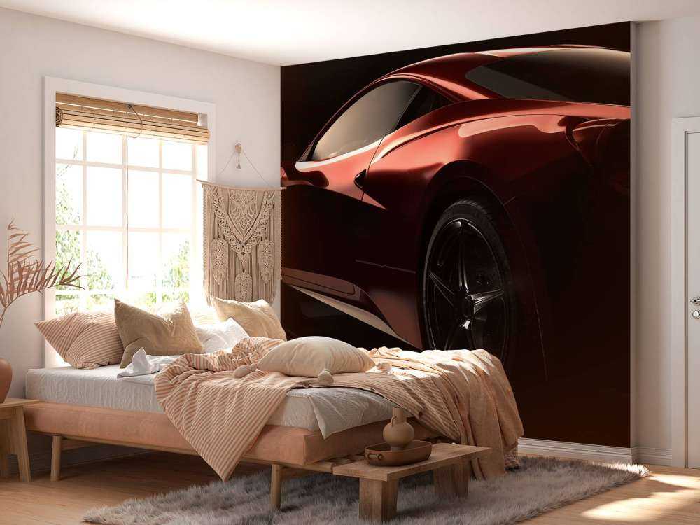 Rotes Sportauto