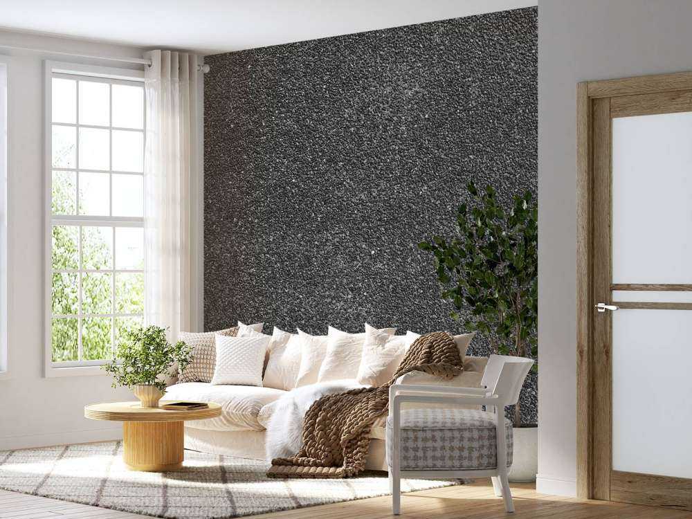 Kleine schwarze Steine