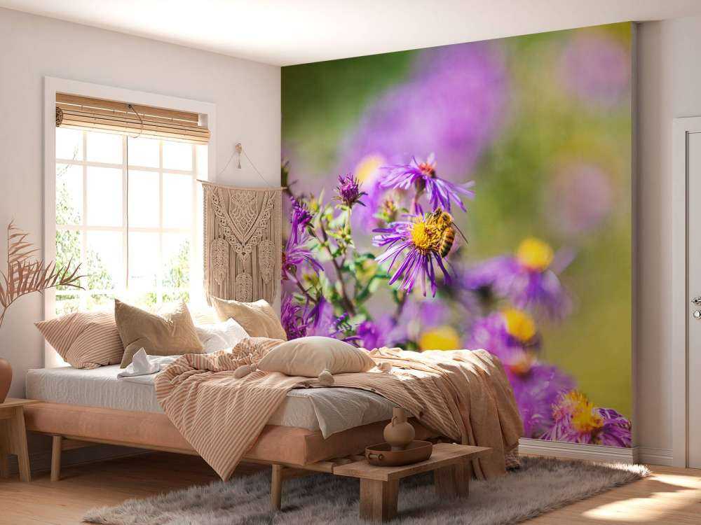 Lila Blumen