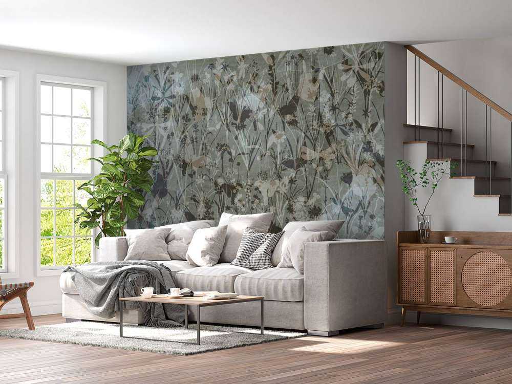 Herbals and Butterflies Double Silhuet 57