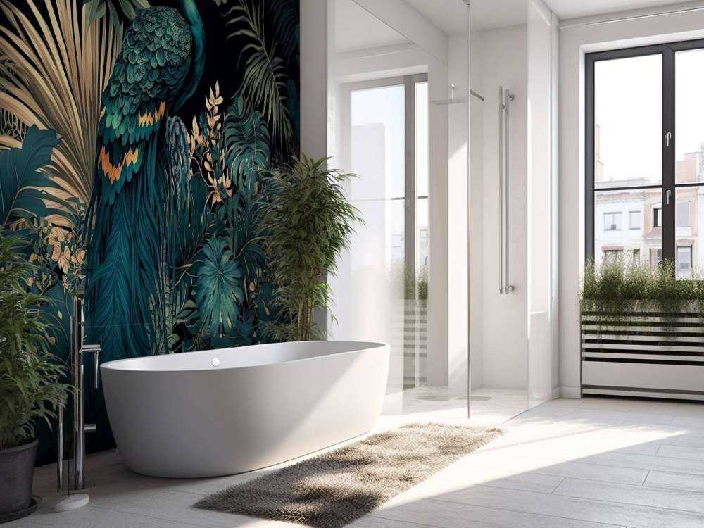 Nächtliche Schönheit des Pfauens