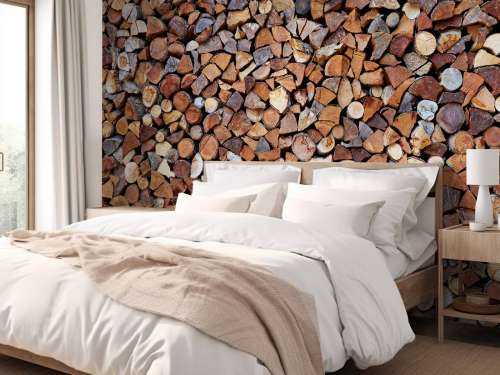 Gestapeltes Holz