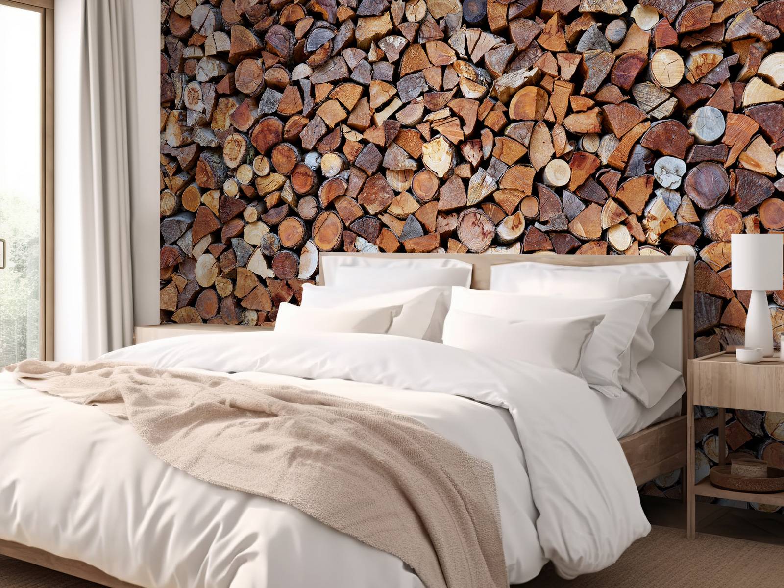 Gestapeltes Holz