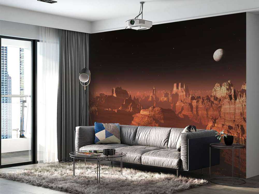 Sonnenuntergang auf dem Mars