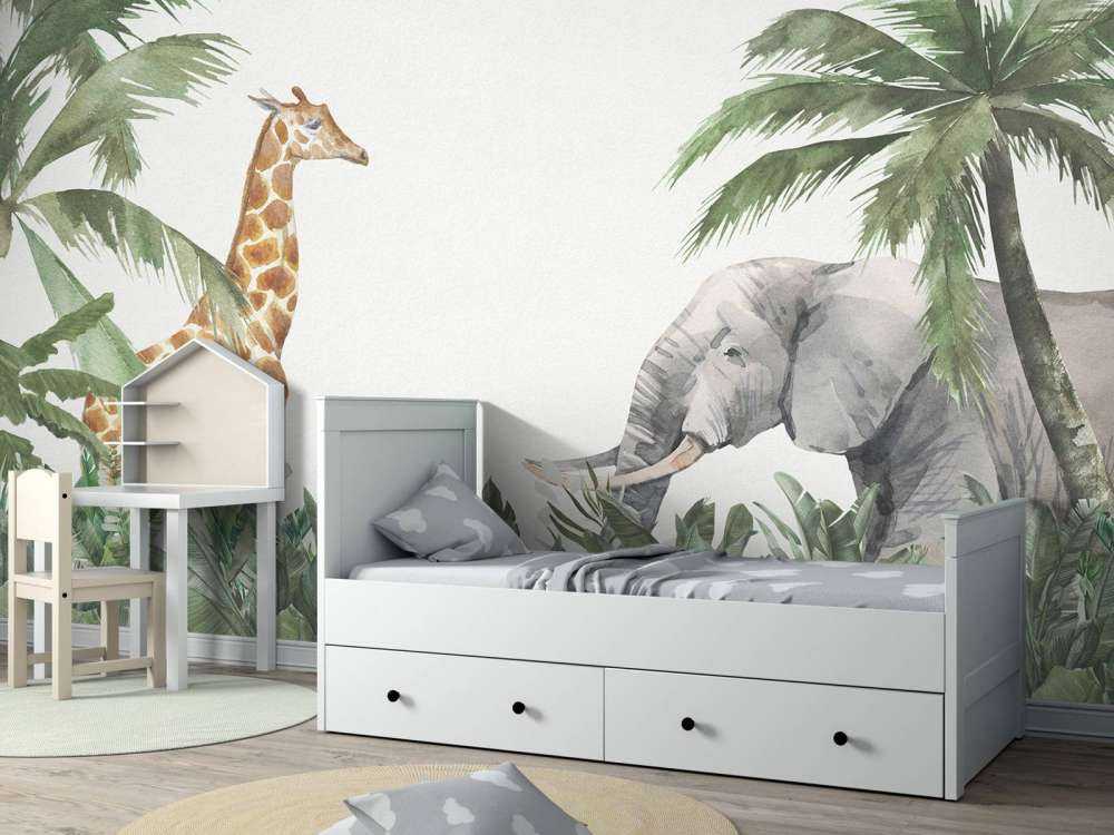 Bunte Dschungeltiere