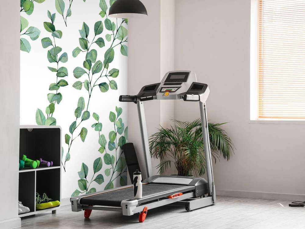 Aquarellblätter und -zweige