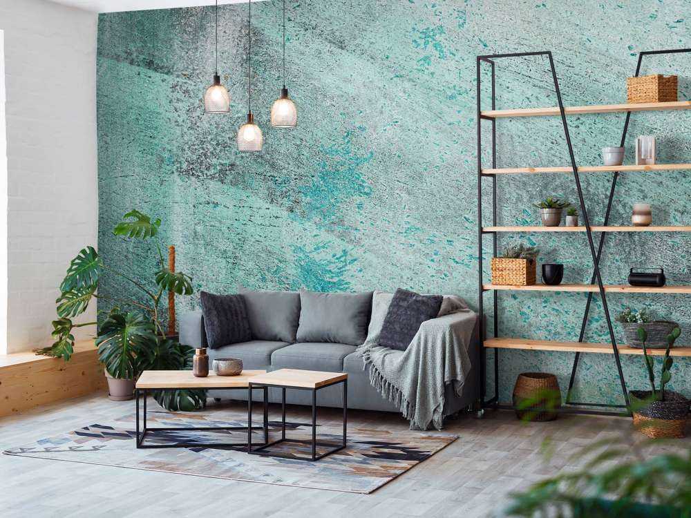 Grüne abstrakte Kunst