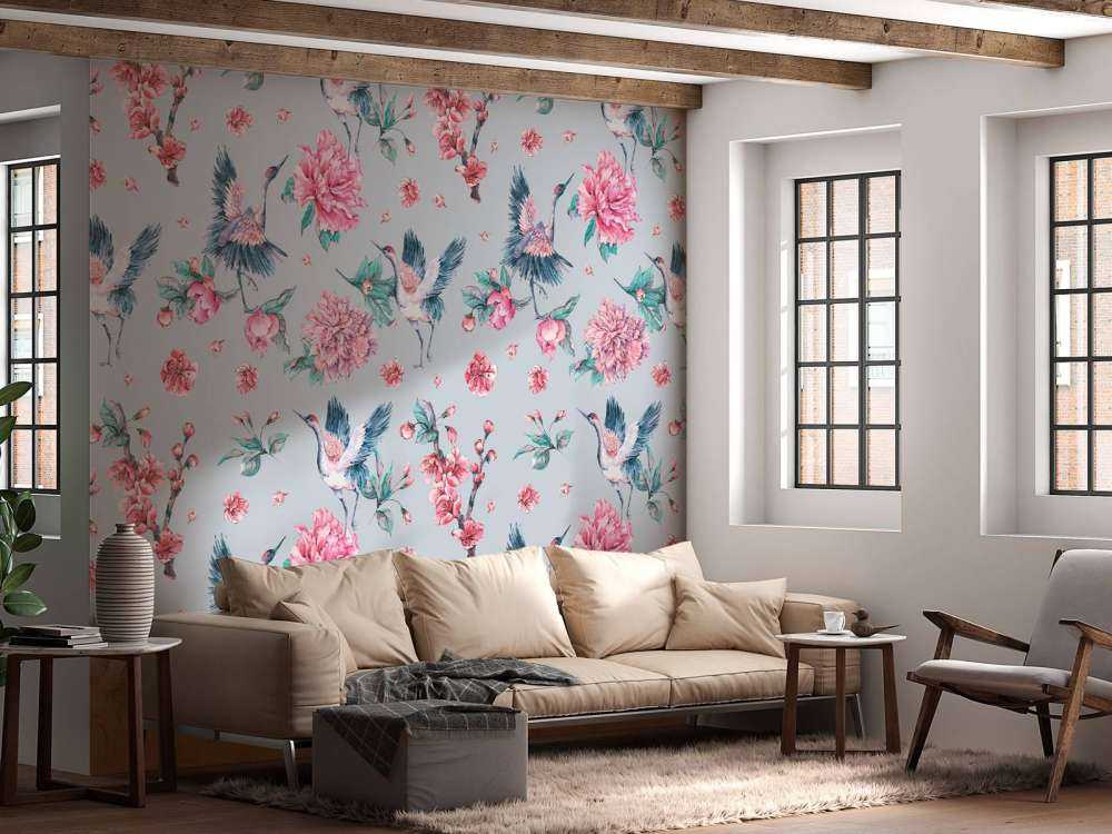 Fröhliche Kräne