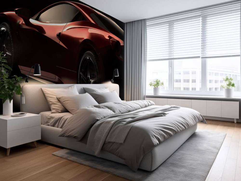 Rotes Sportauto
