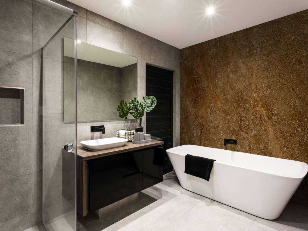 Marmor mit Goldton