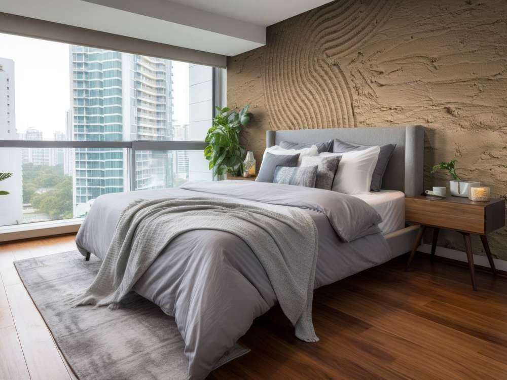 Organische Linien und Strukturen in goldbraunem Saum