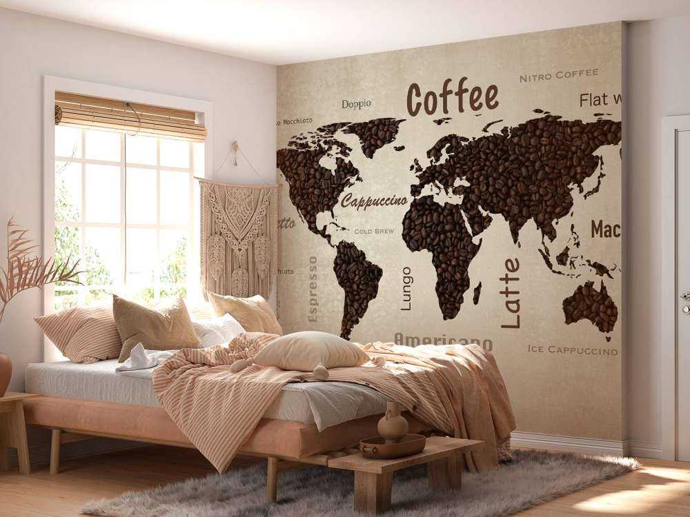 Weltkarte Kaffee