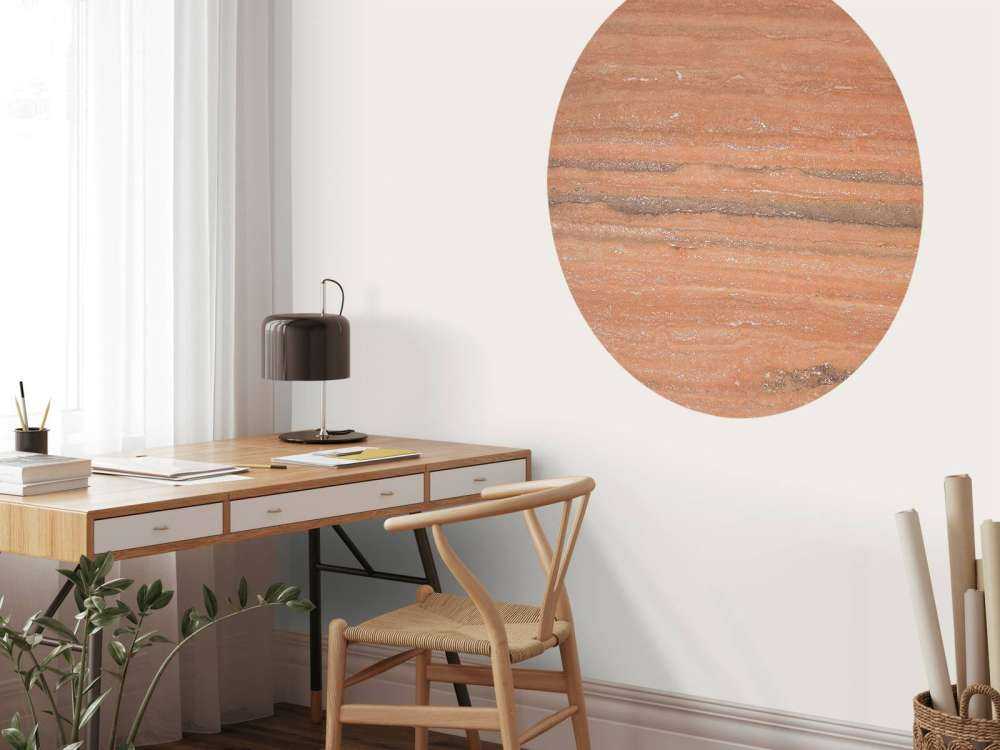 Marmor mit Terrakotta Farbe