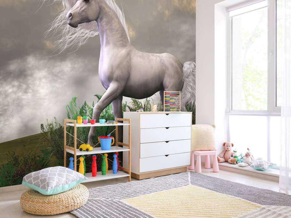 Einhorn im Sturm