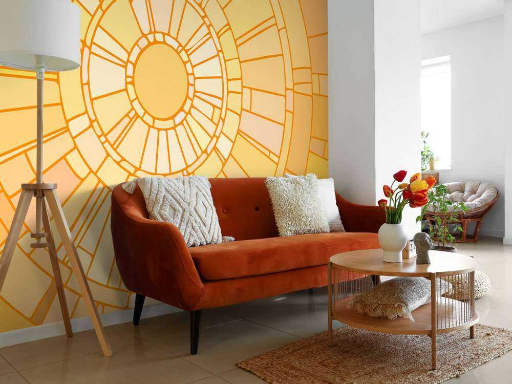 Sonnenstrahlen Mosaik