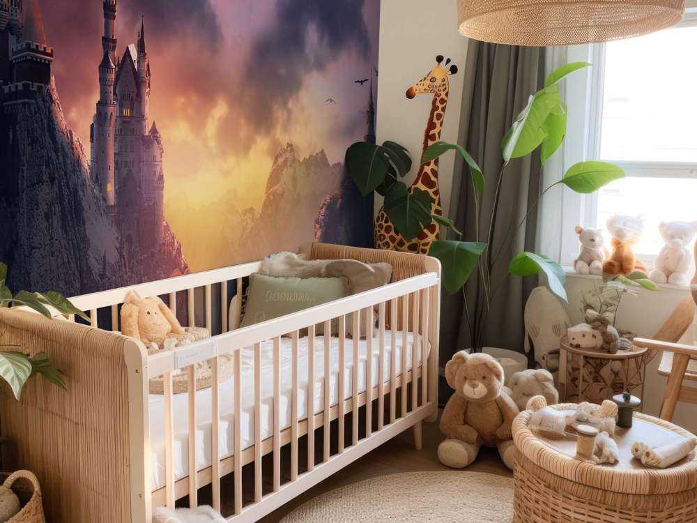 Schloss bei Sonnenuntergang