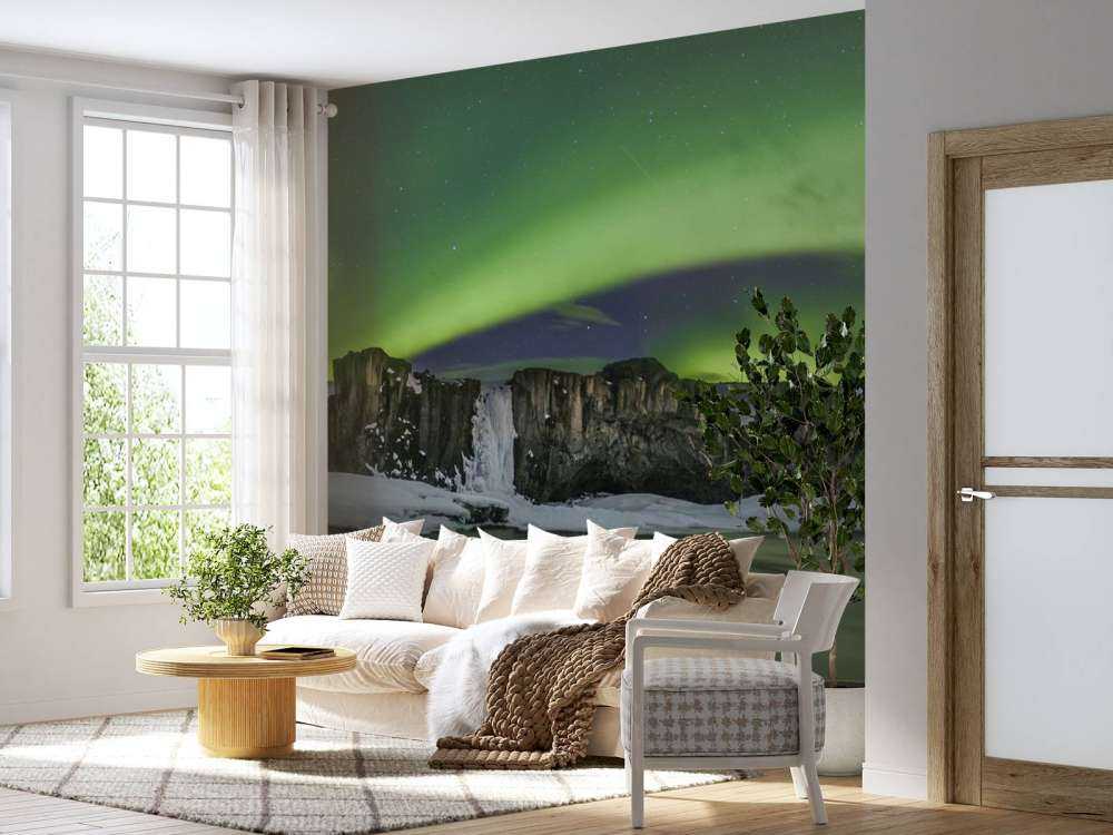 Panoramafoto der Nordlichter