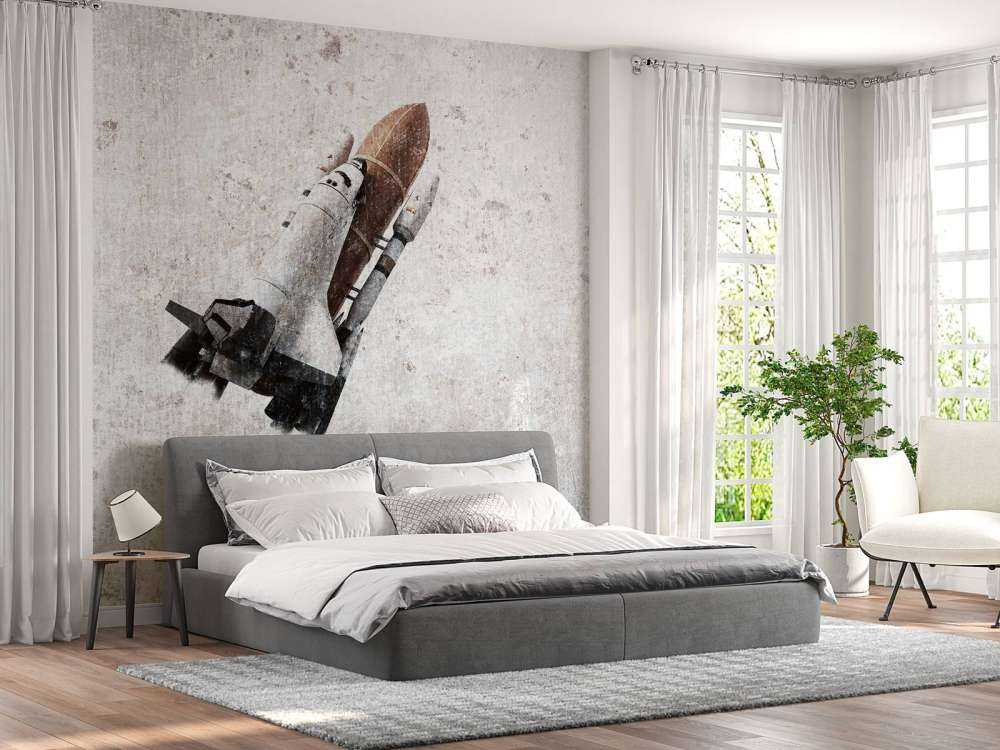 Spaceshuttle auf Beton