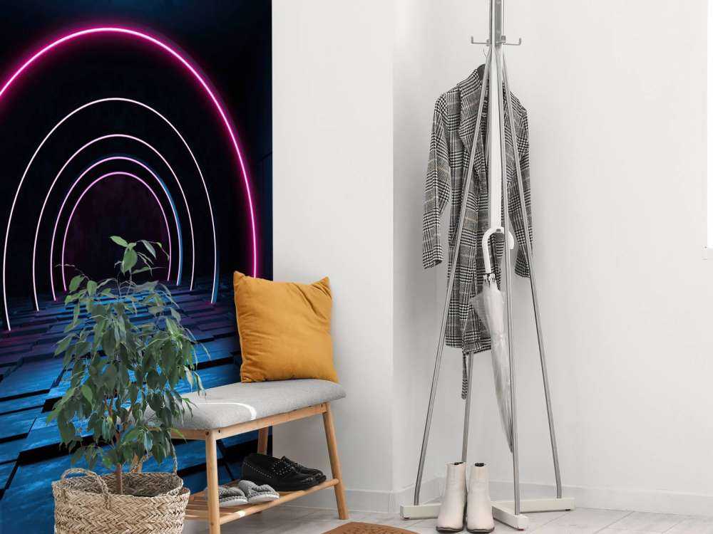 Moderner futuristischer Flur