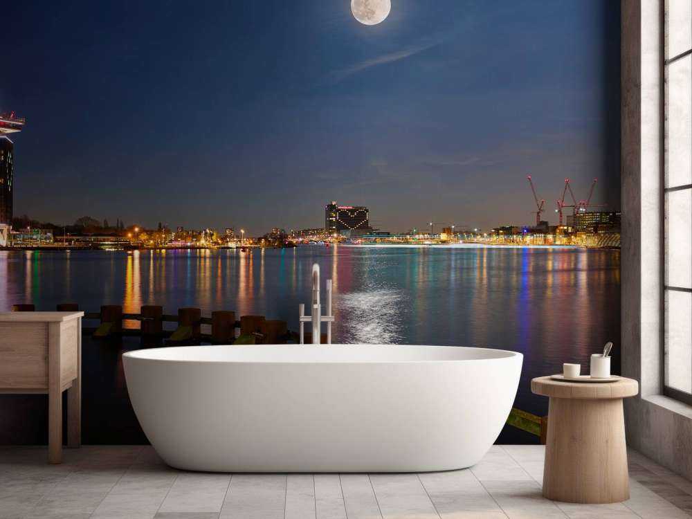 Super-Mond in Amsterdam