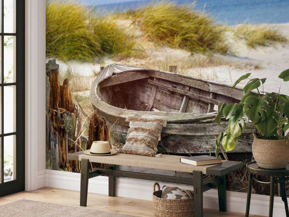 Möven, Strand und Meer