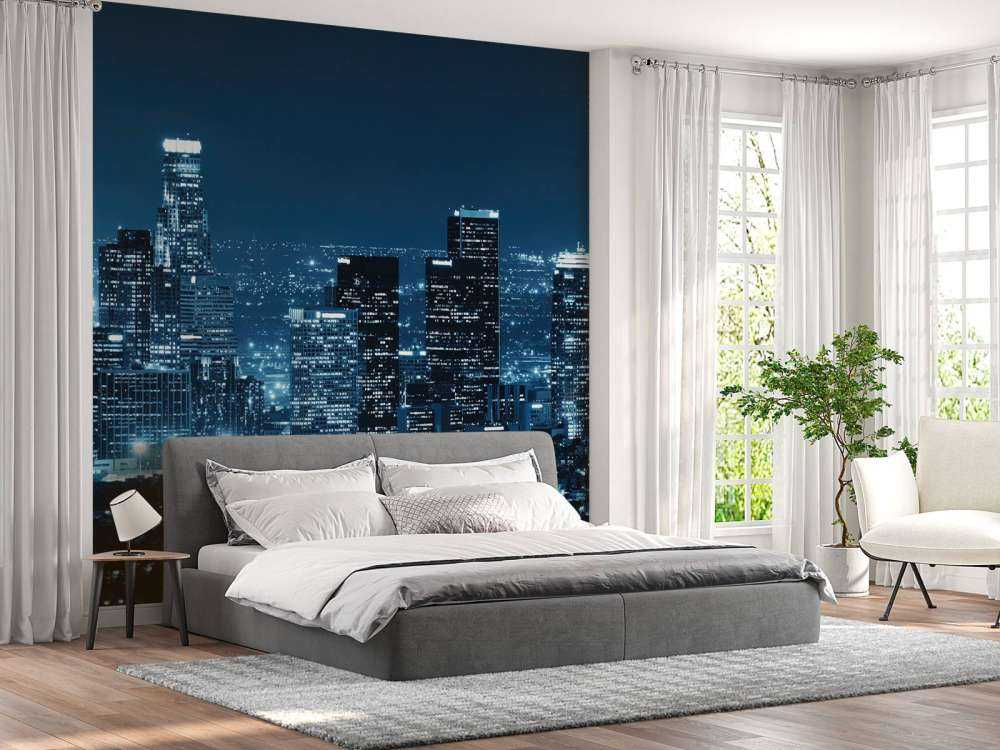 Skyline blau