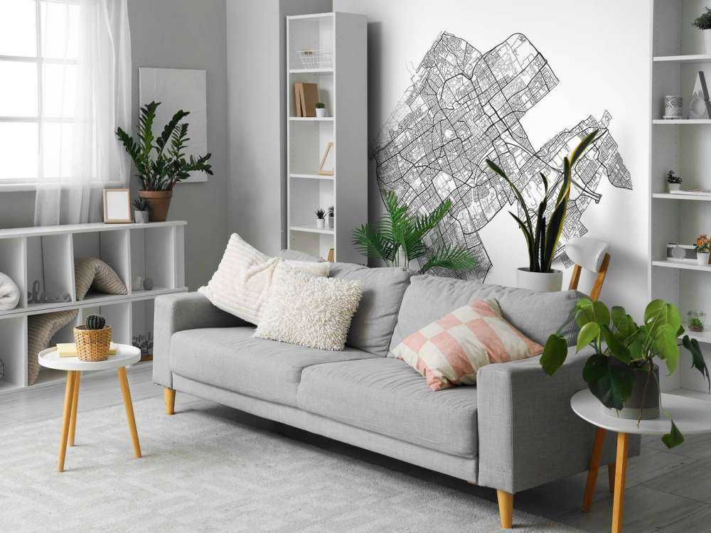 Karte von Den haag, weiß