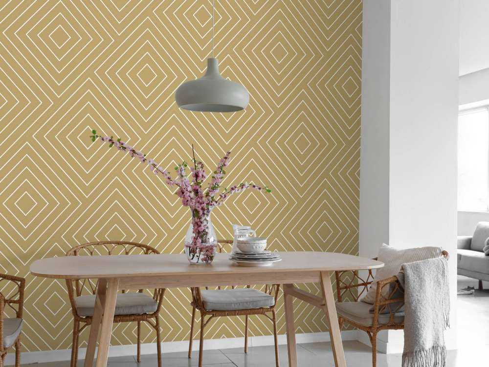 Chevron-Muster, gold