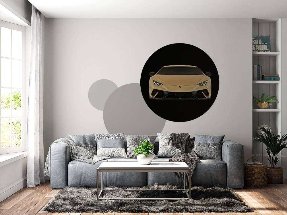 Lamborghini Huracán - Front, schwarz