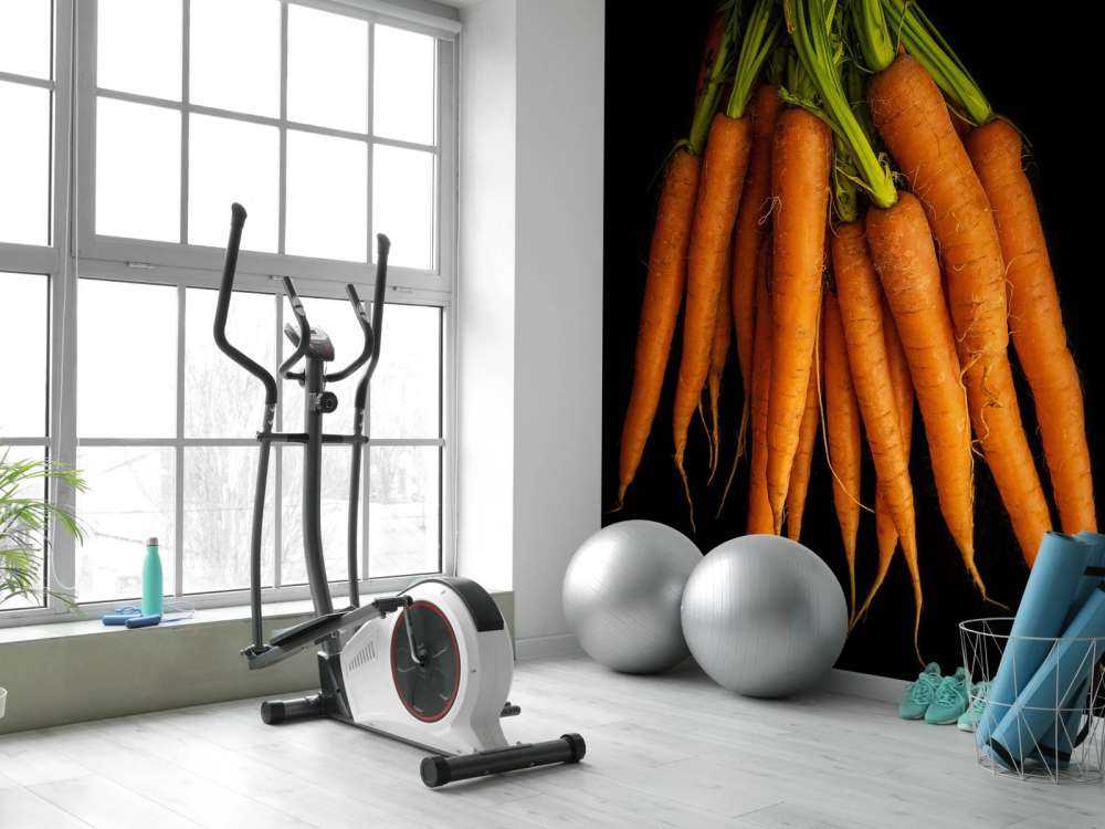Orangene Wurzeln