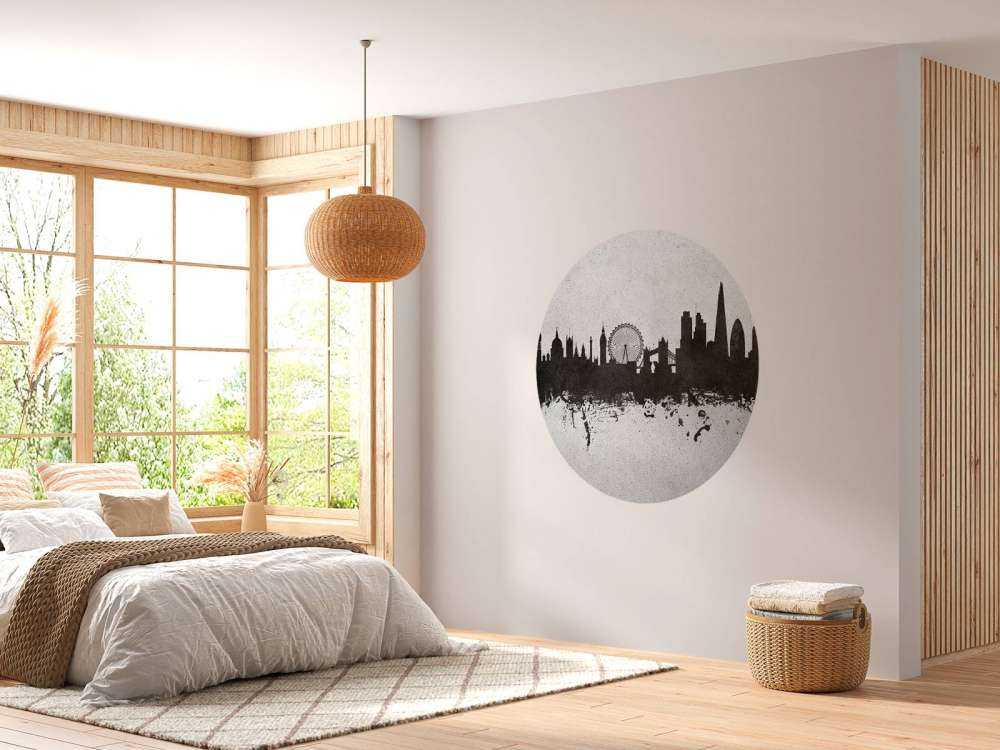 Aquarell-Skyline, London